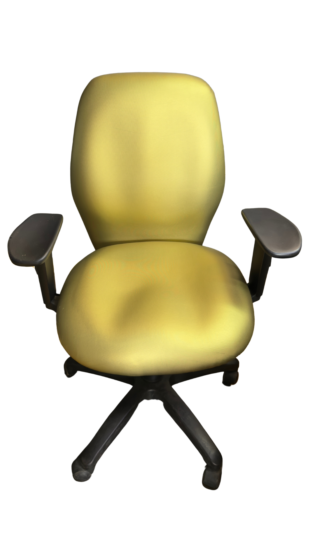 Silla de oficina amarilla de ejemplo